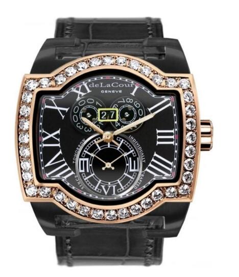 Luxruy replica DeLaCour SAQRA EGO BITIME TI PVD watch WATP0058-0975